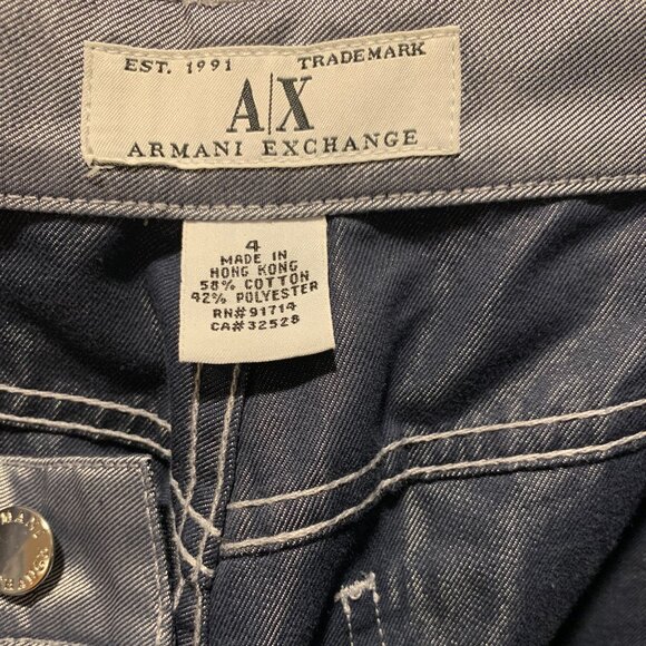 Armani Exchange~ NWOT!!~ Metallic Silver Pants - Picture 2 of 16